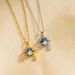 Necklace, A Female Internet Celebrity, Dreamy Planet, Zirconia, Geometric Niche, Light Luxury, New Design Sense,_ipsvogv.com