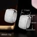 Cao Shichao's sparkling women's full diamond fashionable, simple, personalized. The earrings are cool and versatile,_ipsvogv.com
