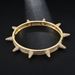 Rivet Punk Heavy Metal Full Zircon Hip Hop Trendy Brand Personality Men's Bracelet_ipsvogv.com