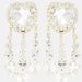 Hot-selling Rhinestone Accessories, Fashionable Versatile Love Fringed Earrings, Water Drop Pendant Earrings Women's Earrings_ipsvogv.com