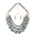 Retro Style Exaggerated Crystal Multi Layer Necklace Clavicle Chain Jewelry_ipsvogv.com