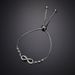 E025 Adjustable Pull-out 8-shaped With Micro Inlaid Zircon Hot Selling Bracelet For Women's Accessories_ipsvogv.com