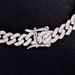 Unisex Hip Hop Trendy Cuban Chain With Diamonds 8mm Single Row 3 Diamonds For Men And Women Hiphop Hand Necklace_ipsvogv.com