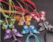 K600 Exaggerated Oil Drop Ribbon Colorful Butterfly Trendy Insect Pendant Short Necklace_ipsvogv.com