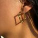 Spot Factory Fashionable Niche Ins Titanium Steel Retro Diamond Bamboo Earrings_ipsvogv.com