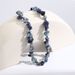 Exaggerated Blue Crystal Bead For Male And Female Hip-hop, Niche, Light Luxury, High-end Necklace Accessories_ipsvogv.com