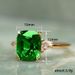 Cao Shi's New Square Triangle With Light Luxury Four Claw Set Zircon Ring Fashion High Grade Jewelry_ipsvogv.com
