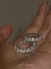 Sparkling Zircon Full Circle, Female Niche Design, Light Luxury, High-end, Exquisite Ring Temperament, Super Sparkling_ipsvogv.com