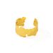 Gold Leaf Texture Irregular Open For Women Ins Cold Style Fashion Versatile Ring_ipsvogv.com