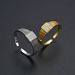 Unisex Retro Simple Square Diamond Zircon CZ Ring Female Jewelry Opening Adjustable Spot Wholesale Light Luxury Ins Style_ipsvogv.com