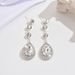 Unisex Earrings Bridal Glass Water Drop Diamond Earrings Earrings Valentine's Day Gift_ipsvogv.com