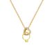 Love 【 】 Rig Exquisite Light Luxury Charm Gorgeous Full Diamod Necklace Wome's Versatile Clavicle Titaium Steel 【 】_ipsvogv.com