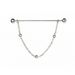 Men's Jewelry Gold Ball One Line Spiral Buckle Pinhole Collar Shirt Collar Pins Shirt_ipsvogv.com