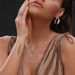 Women's Jewelry Gold Plated Titanium Steel Light Luxury Fashionable Unique Snake Shaped Zircon Clavicle Chain Set_ipsvogv.com