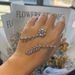 Hot-selling Zircon Jewelry, Bridal Wedding Temperament Leaf Bracelet, Niche Design Accessories Bracelet_ipsvogv.com