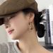 Personalized leopard print Kusa acrylic exaggerated earrings temperament circle earrings 2024 new trendy women European and American fashion_ipsvogv.com