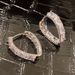 Cao Shi's Circular Ear Ring Women's Inlaid Zircon Geometric Temperament Dress Matching Jewelry_ipsvogv.com