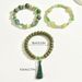 Ins Sweet Fresh Women's Beaded Bracelet Three Piece Set with Personalized Bow Design, High End, Small and Unique_ipsvogv.com