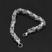 Charm Bracelets Hot Sale Fashion Stainless Steel Square Bracelet Jewelry Titanium Steel U Foot Square Buckle Emperor Chain Men's Bracelet_ipsvogv.com