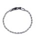 Cuban Hip-Hop Trendy Men's Titanium Steel Thin Bracelet Niche Unisex Non-Fading Braided Chain Jewelry_ipsvogv.com