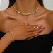 Women’s Jewelry Set Fashion Fashion Personality Diamond Necklace Earrings Bracelet Jewelry Set Simple Bridal Jewelry Accessories_ipsvogv.com