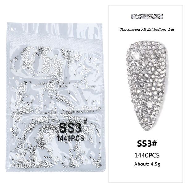 Arte Clavo Super Glitter Crystal AB Rhinestones Flat Back Glass Chameleon Nail Gems For Charms 3D Nails Art Decorations Strass_ipsvogv.com