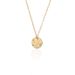 Personalized Gold Disc Coin Pendant Necklace Alloy Multi Layer Clavicle Chain Female G15020_ipsvogv.com