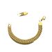 Yingqi Stainless Steel V-Shaped Double Row Men's Personality Hip-Hop Style Fashion Bracelet_ipsvogv.com