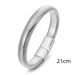 Titanium steel elastic magnetic buckle bracelet 1pc men's netroots wind punk bracelet new Chinese hand jewelry _ipsvogv.com