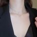 Star Tassel Rhinestone Chest Collarbone Necklace Internet Celebrity Light Luxury High-end Body Chain Pure Desire Style_ipsvogv.com