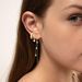 Women’s Jewelry Set Fashion Brass Real Gold Electroplating Inlaid Zircon Fashionable Four Pointed Star Pendant Earrings Ladies Three Piece Set_ipsvogv.com