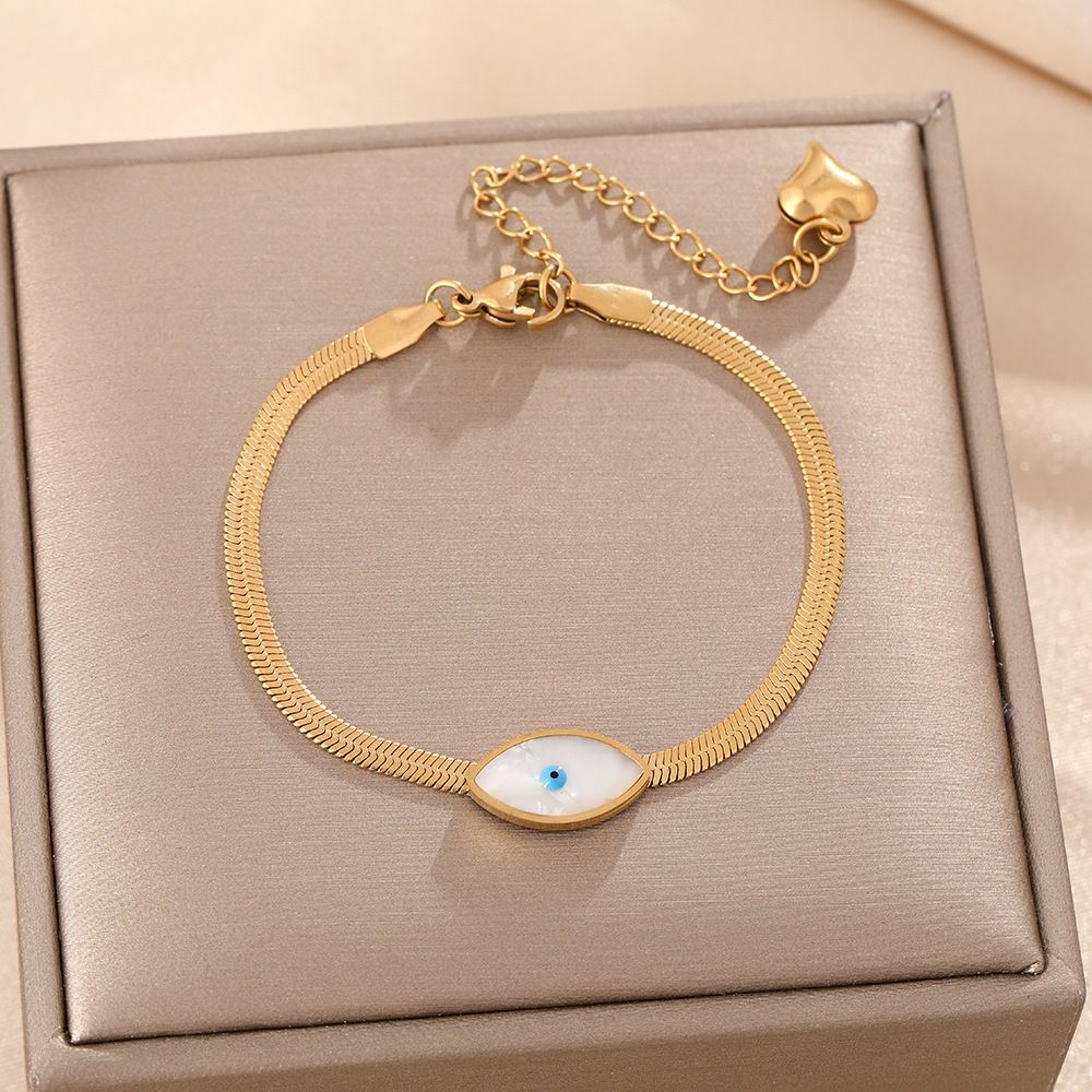 Hip Hop Devil's Eye Titanium Steel Bracelet, Female Personality Ins, Niche, Light Luxury Design, Non Fading Jewelry_ipsvogv.com