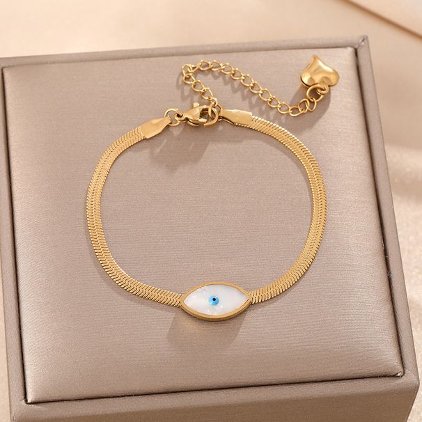 Hip Hop Devil's Eye Titanium Steel Bracelet, Female Personality Ins, Niche, Light Luxury Design, Non Fading Jewelry_ipsvogv.com