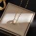 Korean version of Little Man Waist Necklace for Women's Titanium Steel Lock Bone Chain INS Fashion Person Personality_ipsvogv.com