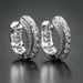 Cao Shi Couple's Full Of Zircon Gold Men's Ear Buckles, Korean Version Unisex Earrings Are Hot Selling_ipsvogv.com