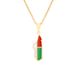 Stainless steel Madagascar map necklace ethnic style female niche design light luxury sweater chain African jewelry_ipsvogv.com