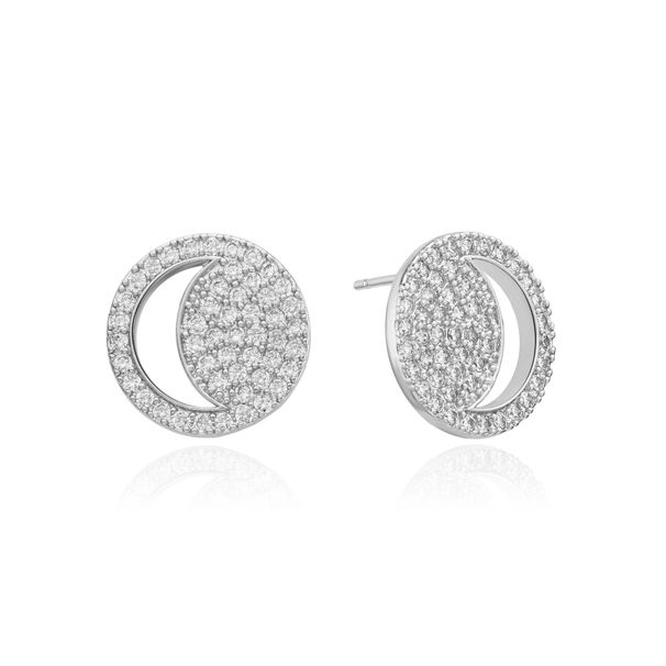 Women’s Jewelry Set Fashion Hot Selling Hip Hop Full Of Zircon Smiley Face Earrings Personality Copper Plated Real Gold Electroplated Earrings_ipsvogv.com