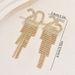 Feng women's fashionable niche 2025 digital design, inlaid earrings, versatile earrings_ipsvogv.com
