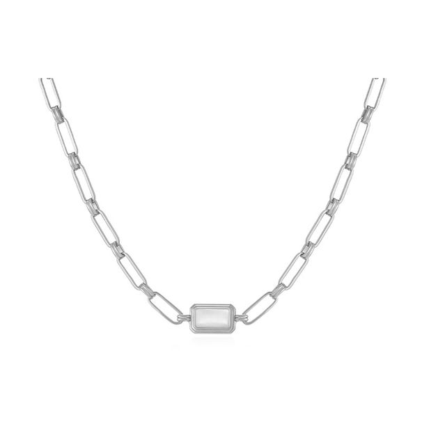 Women's Jewelry Retro Simple Exquisite Temperament Trendy Series Mother Of Pearl Ring Necklace Workplace Fashion All Match Ins Clavicle Necklace_ipsvogv.com