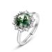 S925 Silver Green Moss Ring Water Grass Agate Fashion Noble Temperament_ipsvogv.com