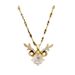 Korean Version Deer Antler Luxury Diamond Necklace For Women, Fashionable High-end Collarbone Chain, Pink Zircon_ipsvogv.com