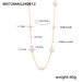 Jewelry High Gloss Bead Chain Stainless Steel PVD Electroplating Long Style Stacked Autumn/Winter Sweater Accessories_ipsvogv.com