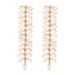 Long Rhinestone Leaf Tassel Earrings Women Catwalk Party Dinner Jewelry Shiny Luxury Earrings_ipsvogv.com