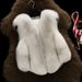 Women's Clothing Fox Fur Vest Women's Winter Vest Ladies Stitching Vest Short Fur Coat_ipsvogv.com