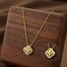 Lucky Clover Titanium Steel Necklace Women's Flower Can Be Separated Multiple Wearing Methods Design Luxury Fashion_ipsvogv.com