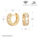 Fashionable Minimalist Stone Inlaid With Exquisite Small Circles, Versatile And High-end Commuting Earrings_ipsvogv.com