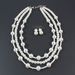 Fashion Texture Personality Exaggerated Multi Layer Pearl Set Banquet Necklace_ipsvogv.com