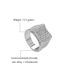 Men’s Jewelry Set Fashion Full Diamond Cuban Ring High End Trendy Fashion Men's Ring Zircon Ring Exclusive Ring_ipsvogv.com