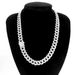 Men’s Jewelry Set Fashion 12mm Round Chain Spring Buckle Men's Necklace Personality Trend Rap Hip Hop Cuban Chain_ipsvogv.com