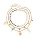 Jewelry Ocean Style Shell Rice Flower Layered Metal Hangtag Figure Pearl Necklace_ipsvogv.com